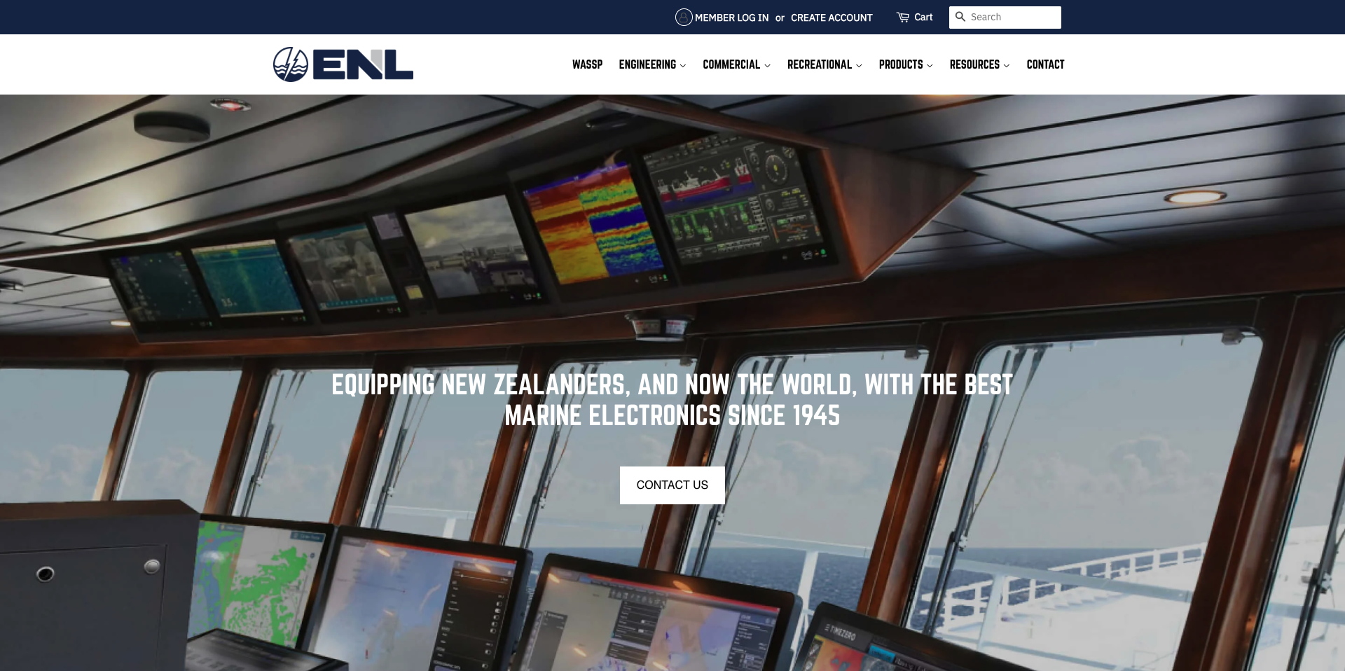 ENL marine electronics Shopify store